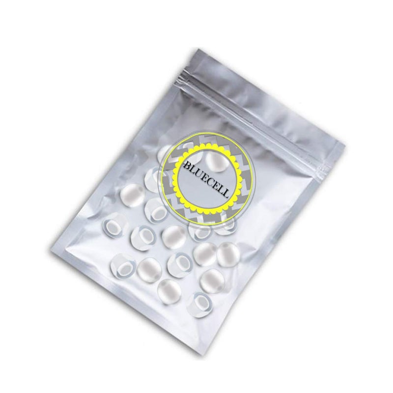 Bluecell 10 Pairs Small Clear color Silicone Replacement Ear Buds Tips for Audio-Technica Skullcandy Monster Sony Ultimate Ears Sharp Sennheiser Plantronics TDK Phillips Panasonic Denon Griffin JVC - Image 5